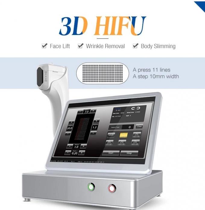 4MHz 11 Linien tragbare Hifu-Maschine/20000 Schüsse 2D Hifu-Verschönerungs-Behandlung